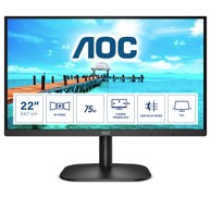 AOC Monitor B2 22B2H/EU LED, 54,6 cm (21,5"), 1920 x 1080 piksela, Full HD, crni